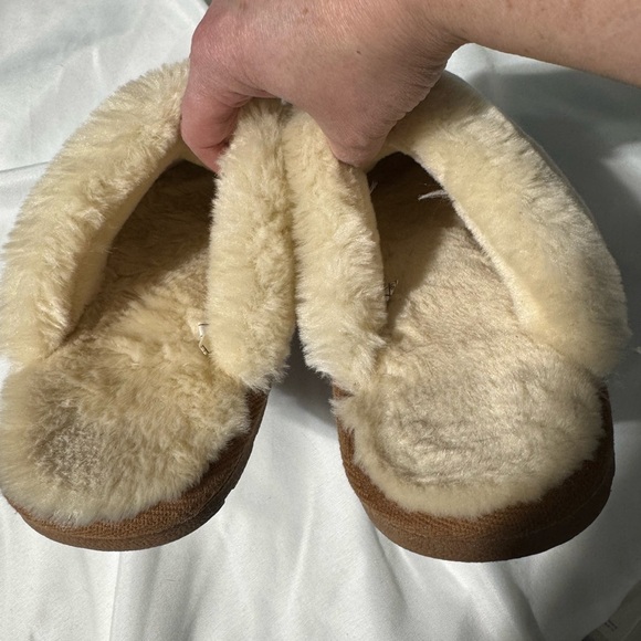 Lamo Hard Bottom Slippers – Faux Sherpa Lined – Size EU 39.5 - Picture 6 of 10